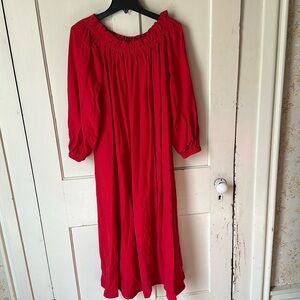 Stylewe XS red off the shoulder dress